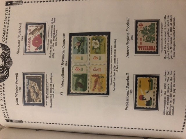 The All American Stamp Album Mint Stamps Very Nice Starts At 1933 Almost Full