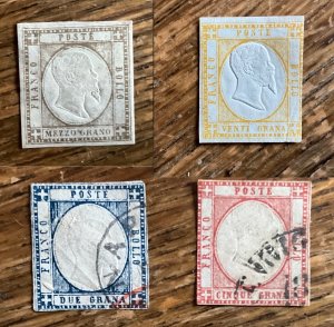 NEAPOLITAN PROVINCES ( Italy) X 4