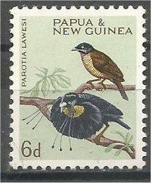 PAPUA NEW GUINEA, 1964 used 6p, Birds Scott 191