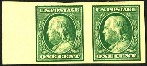 U.S. #383 MINT PAIR OG HR