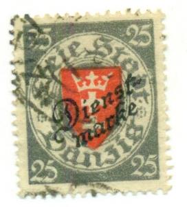 DANZIG #O47, Used, Scott $27.50