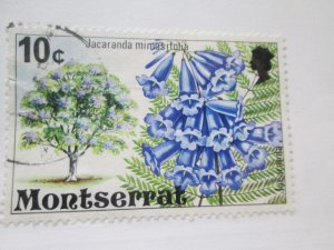 Montserrat #344 used  2024 SCV = $0.25