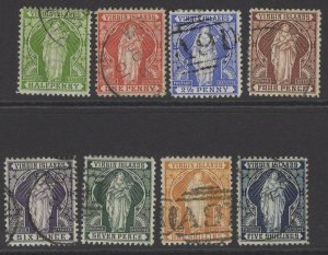 VIRGIN ISLANDS SG43/50 1899 DEFINITVE SET FINE USED