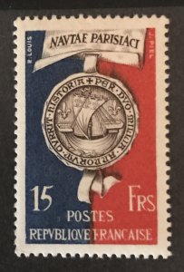 France 1951 #664, Seal of Paris, MNH.