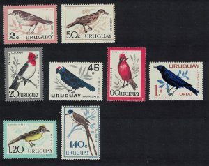 Uruguay Birds 8v Collection 1962 MNH SG#1205=1214