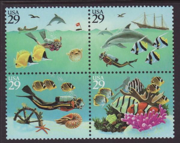 US 2866a Wonders of the Sea MNH