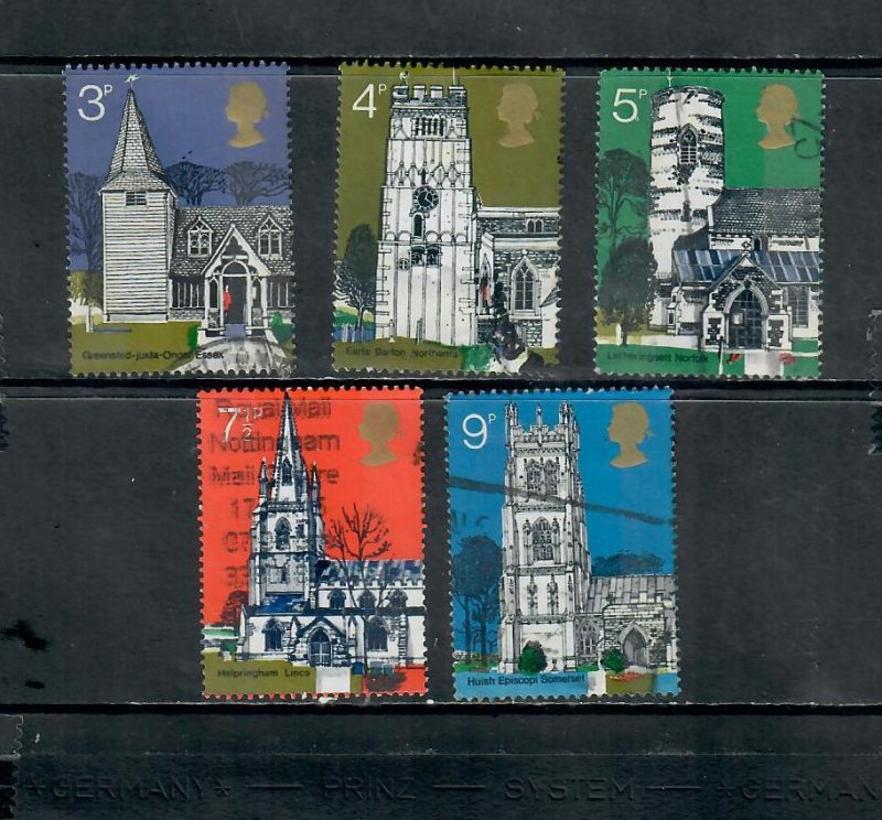 G.B1972 COMMEMORATIVE SET ARCHITECTURE USED H 060522