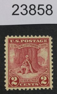 US STAMPS #645 MINT OG H  LOT #23858