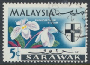 Sarawak  SC# 230 Used Orchids Flowers see details & scans