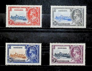 1935 British Colony Babados Silver Jubilee MH* Full Set A23P31F12761-