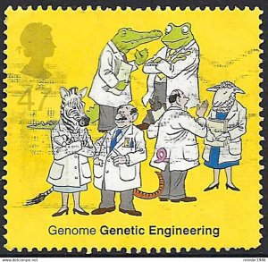 GREAT BRITAIN 2003 QEII 47p Multicoloured, Genome-Genetic Engineering SG2348 FU