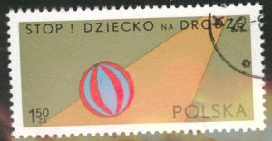 Poland Scott 2198 Used 1977  favor canceled Safety stamp