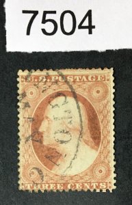 US STAMPS # 25 USED CV. $190 LOT #7504