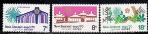 New Zealand # 459-461, Expo 70, Mint NH, 1/2 Cat.