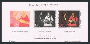 France 1150a sheet, MNH. Michel 1552. note The Newborn-Georges de La Tour.1966.