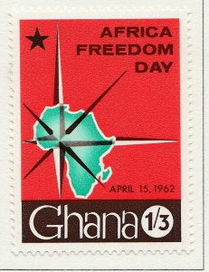 1962 GHANA 1s3d MH* Stamp A4P42F40214-