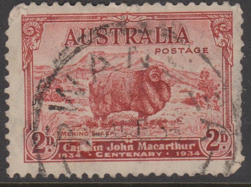 Australia SG150 John Macarthur Centenary Light Hills Used