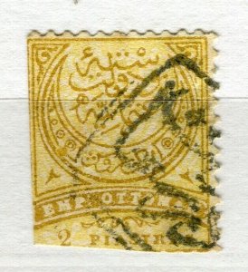 TURKEY; 1870s classic Ottoman issue used value + fair Postmark