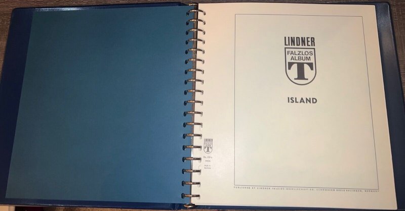 Lightly Used Lindner Hingeless Album + Slipcase for Iceland Island 1974-1987