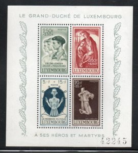 Luxembourg - Sc# B131 MNH S/S (tiny touch on gum)        -        Lot 0124290