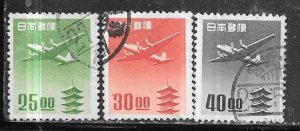 Japan #C16-C18   (U)  CV$1.45