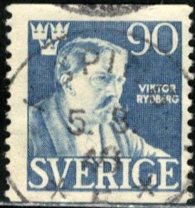 SWEDEN - SC #364 - USED - 1945 - Item SWEDEN214DM01