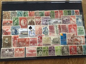 Denmark mounted mint or used stamps  A12361