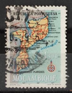 Mozambique 1954 Maps 1$00 (1/8) USED