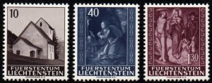 Liechtenstein # 391 - 393 MNH