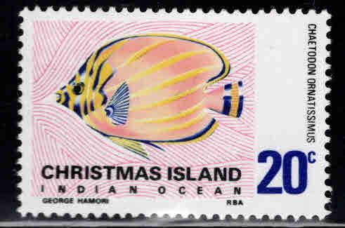 Christmas Island Scott 30 MNH** 20c fish stamp