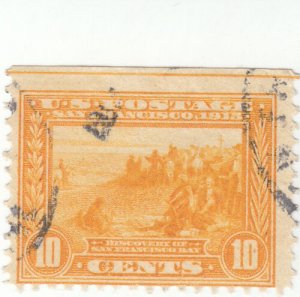 Scott #400 - 10c Orange Yellow - San Francisco Bay - Used - SCV - $22.50 