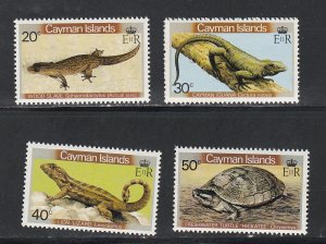 Cayman Islands # 467-470, Reptiles - Turtle,  Mint NH, 1/2 Cat.