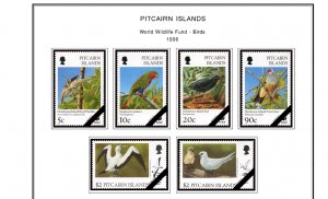 COLOR PRINTED PITCAIRN ISLANDS 1940-2010 STAMP ALBUM PAGES (118 illustr. pages)