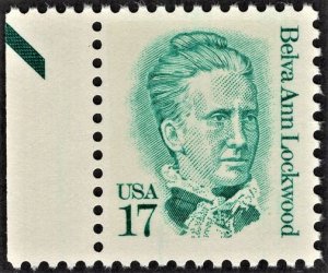 US 2178 MNH VF 17 Cent Belva Ann Lockwood Suffragette