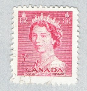 Canada 327 Used QEII 1 1953 (BP59739)