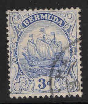 BERMUDA Scott 88 Used Caravel ship WMK 4 slight hinge thin