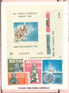 Mexico #965-966/C309-C311a  Single (Complete Set)