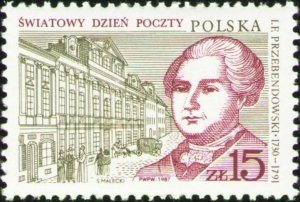 Poland 1987 MNH Stamps Scott 2830 World Post Day Post Office Postmaster General