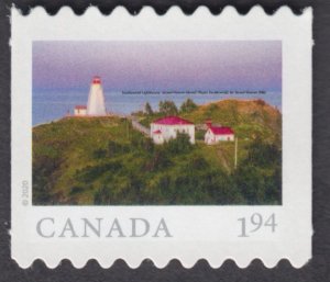 Canada - #3218iii  Far and Wide, Die Cut Coil Stamp From Quarterly Pack - MNH