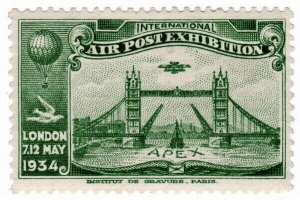 (I.B) Cinderella : APEX International Air Post Exhibition (London 1934)