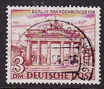 Germany-SC#9N59-Used-3M Brandenburg Gate-cv$15.00-