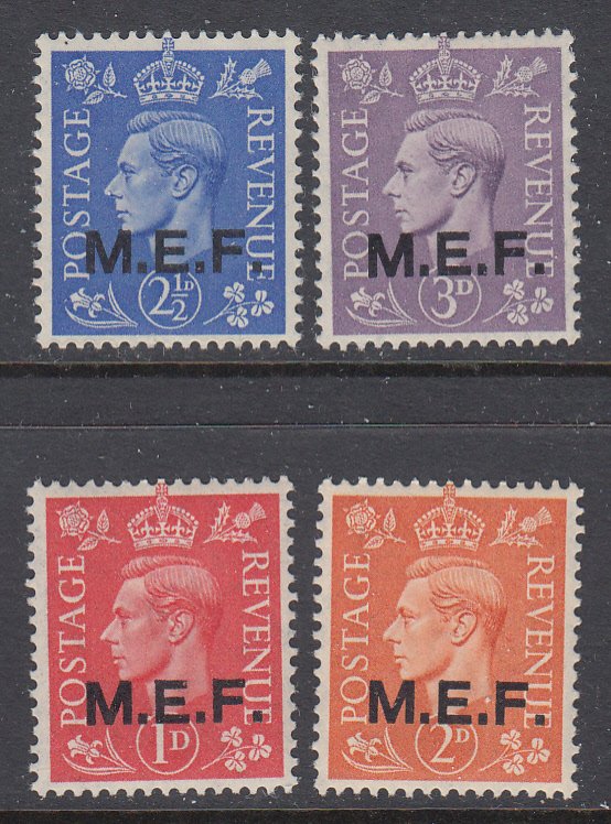 Great Britain Middle East Forces 10-13 MNH VF