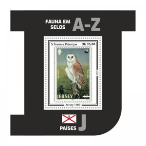 St Thomas - 2020 WWF Owl Stamp on Stamp - Stamp Souvenir Sheet - ST200315b02