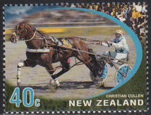 New Zealand 2002 MNH Sc #1762 40c Christian Cullen Year of the Horse