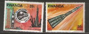 Rwanda MNH 1976 Apollo Space station