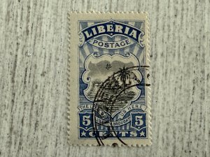 Liberia #165 Used, 5c, Symbols of Liberia, 2024 SCV.$0.25
