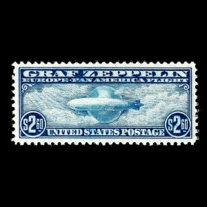 WCstamps: U.S. Scott #C15 $2.60 Graf Zeppelin XF Mint OGnh 1989 PF Cert CV $850