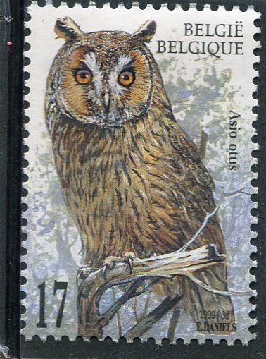 Belgium 1999 BIRD OWL 1 value Perforated Mint (NH)