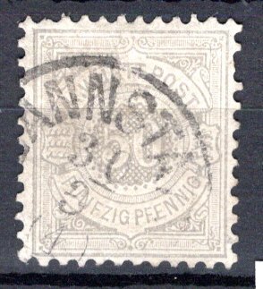 German States Wurttemberg Scott # 67, used