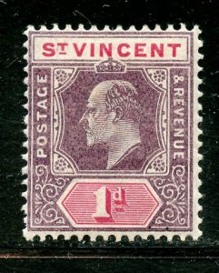 Saint Vincent # 72, Mint Hinge. CV $ 4.75